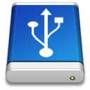 Drive Blue (USB) icon